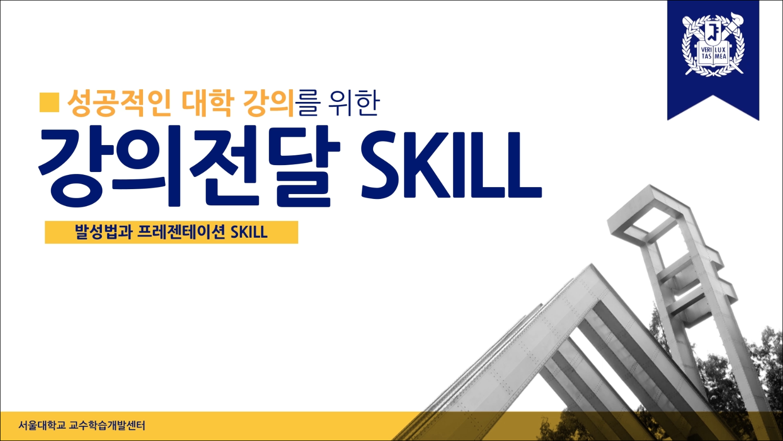 2. 성공적인 대학 강의를 위한 강의전달 SKILL(발성법과 프레젠테이션 SKILL) (1) 개요 대표이미지